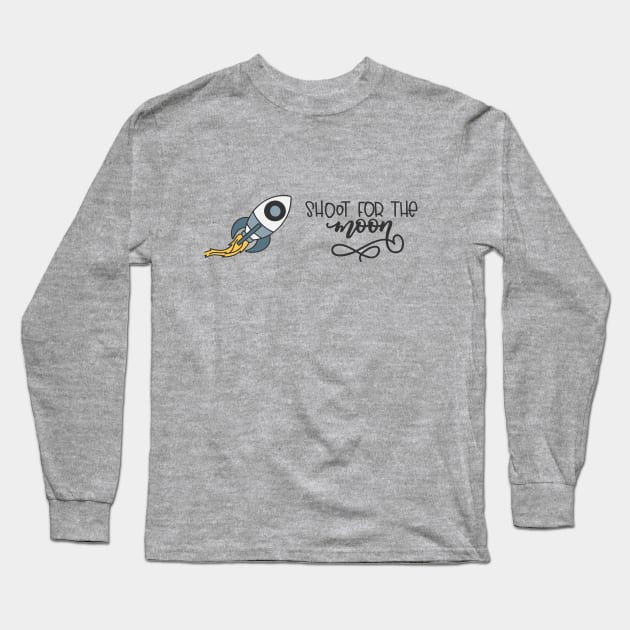 Shoot for the Moon Long Sleeve T-Shirt by Danipost